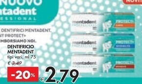 Bennet Mentadent dentifricio offerta