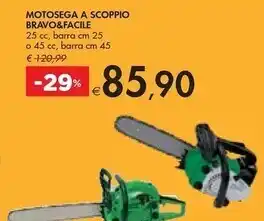 Bennet Bravo & facile motosega a scoppio offerta