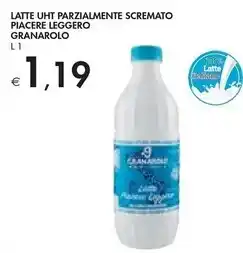 Bennet Granarolo latte uht parzialmente scremato piacere leggero offerta