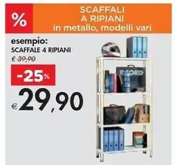 Bennet Scaffale 4 ripiani offerta