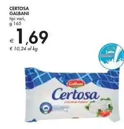 Bennet Galbani certosa offerta