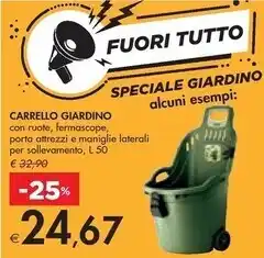 Bennet Carrello giardino offerta