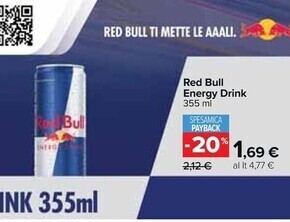 Carrefour Market Red bull energy drink offerta