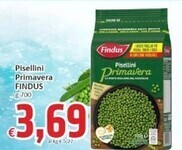Paghi Poco Findus pisellini primavera offerta
