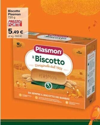 Carrefour Market Plasmon biscotto offerta