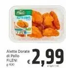 Paghi Poco Fileni alette dorate di pollo offerta