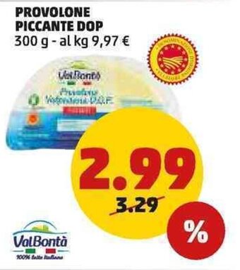 PENNY PROVOLONE PICCANTE DOP 300 g offerta