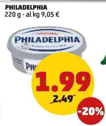 PENNY PHILADELPHIA 220 g - offerta