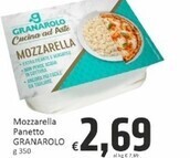 Paghi Poco Granarolo mozzarella panetto offerta