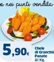 Sigma Chele di granchio panate offerta