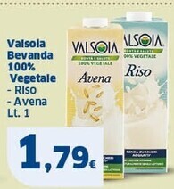 Sigma Valsoia bevanda 100 % vegetale offerta