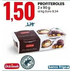 Eurospin Dolciando profiteroles offerta