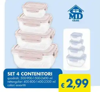 Eurospin Snips contenitore salva anguria 3l/salva melone 2l offerta