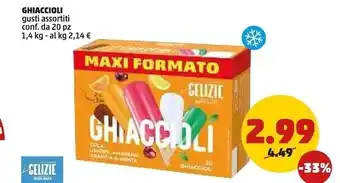 PENNY Le gelizie - ghiaccioli offerta