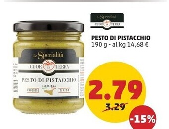 PENNY Cuor di terra pesto di pistacchio offerta