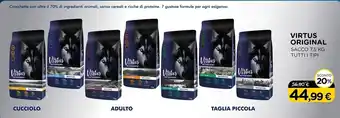 Arcaplanet Virtus original sacco 7,5 kg tutti i tipi offerta