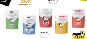Arcaplanet Vivi cat - busta gatto gr 85 tutti i tipi offerta
