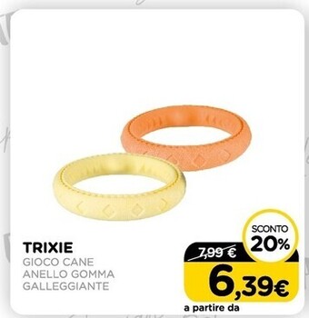 Arcaplanet Trixie - gioco cane anello gomma galleggiante offerta