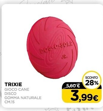 Arcaplanet Trixie - gioco cane disco gomma naturale offerta
