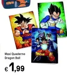 Iper La Grande Maxi quaderno dragon ball offerta