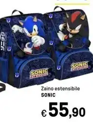 Sonic - zaino estensibile