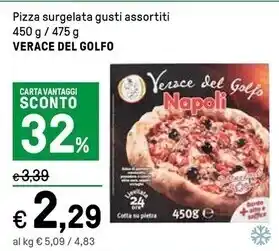 Iper La Grande Verace del golfo pizza surgelata gusti assortiti offerta