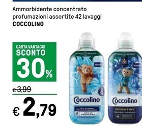 Iper La Grande Coccolino ammorbidente concentrato profumazioni assortite 42 lavaggi offerta