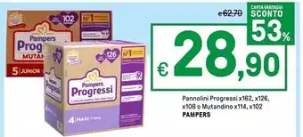 Iper La Grande Pampers pannolini progressi offerta
