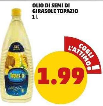 PENNY OLIO DI SEMI DI GIRASOLE TOPAZIO 1 l offerta