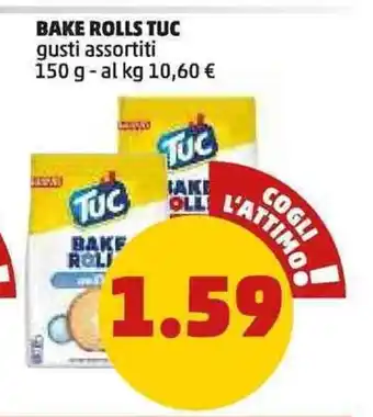 BAKE ROLLS TUC 150 g