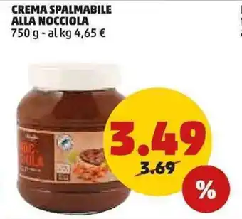 PENNY CREMA SPALMABILE ALLA NOCCIOLA 750 g offerta