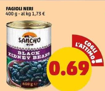 PENNY FAGIOLI NERI 400 g offerta
