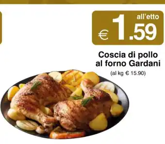 Coscia di pollo al forno Gardani