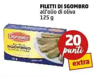 PENNY FILETTI DI SGOMBRO all'olio di oliva 125 g offerta