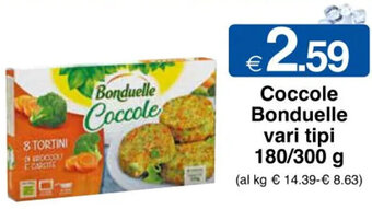 Sì con te Coccole Bonduelle vari tipi 180/300 g offerta