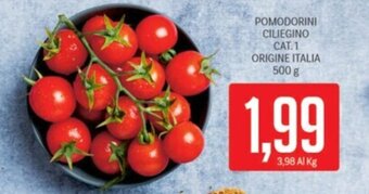 Supermercati Piccolo POMODORINI CILIEGINO 500 g offerta
