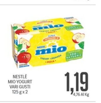 NESTLÈ MIO YOGURT VARI GUSTI 125 gx2