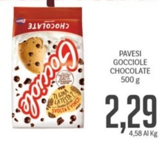 Supermercati Piccolo PAVESI GOCCIOLE CHOCOLATE 500 g offerta