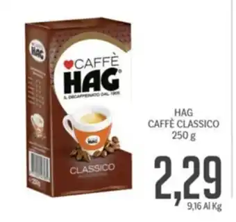 Supermercati Piccolo HAG CAFFÈ CLASSICO 250 g offerta