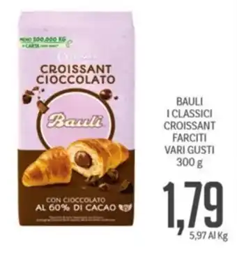 Supermercati Piccolo Bauli I CLASSICI CROISSANT FARCITI VARI GUSTI 300 g offerta