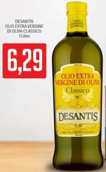 Supermercati Piccolo DESANTIS OLIO EXTRA VERGINE DI OLIVA CLASSICO 1 Litro offerta