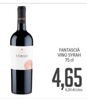 FANTASCIA VINO SYRAH 75 cl
