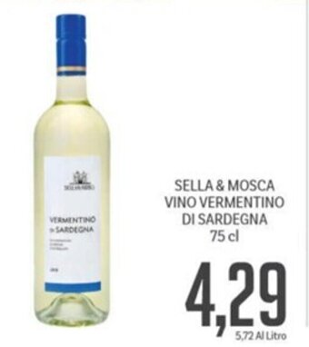 Supermercati Piccolo SELLA & MOSCA VINO VERMENTINO DI SARDEGNA 75 cl offerta