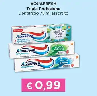 Acqua & Sapone AQUAFRESH Tripla Protezione Dentifricio 75 ml assortito offerta