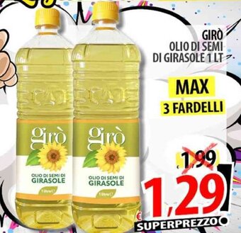 Il Genio Supermercato GIRÒ OLIO DI SEMI DI GIRASOLE 1 LT offerta