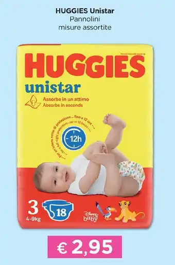 Acqua & Sapone HUGGIES Unistar Pannolini misure assortite offerta