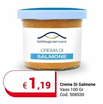Centro Cash Crema Di Salmone Vaso 100 Gr offerta