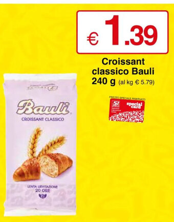 Sì con te Croissant classico Bauli 240 g offerta