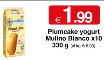 Sì con te Plumcake yogurt Mulino Bianco x10 330 g offerta