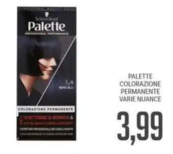 Supermercati Piccolo PALETTE COLORAZIONE PERMANENTE VARIE NUANCE offerta